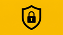 End-to-end encryption security shield icon
