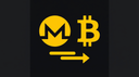 Monero and Bitcoin cryptocurrency payment icons