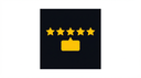 Five-star user review rating system