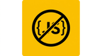 No JavaScript required icon