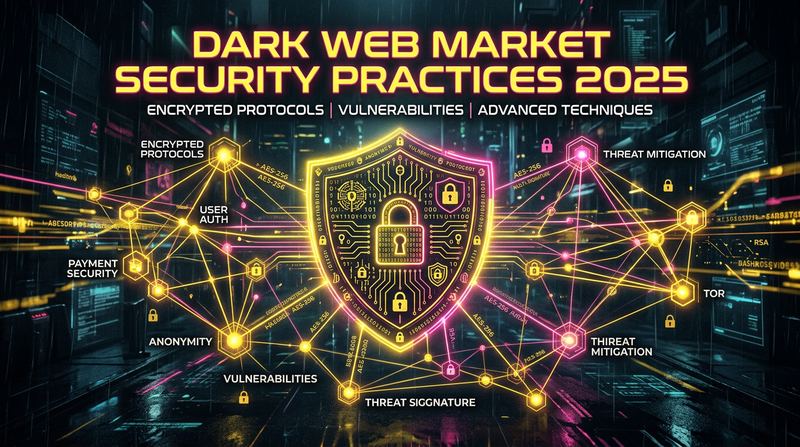 Dark web market security 2025
