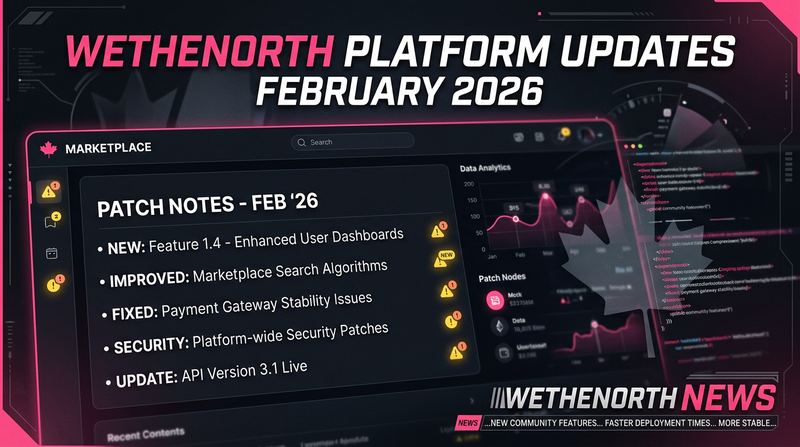WeTheNorth platform updates Feb 2026