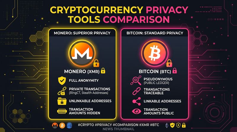 Crypto privacy tools comparison